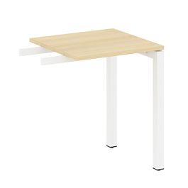 Metal System Quattro Приставной элемент на П-образном м/к 50БП.ПР-1 Акация/Белый металл 600*600*750 - Фото предпросмотра