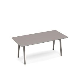 Стол для переговоров прямоугольный METAL Time metal ТМ М1 151 мокко премиум - Фото предпросмотра