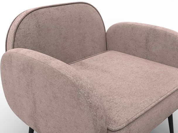 Кресло Лига-086 Велюр бежевый - Вид 4