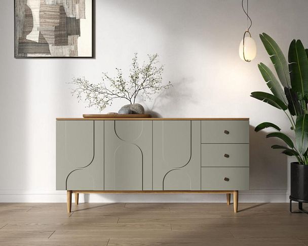 Комод с тремя дверками и ящиками Arka AR02-F2 - Вид 5