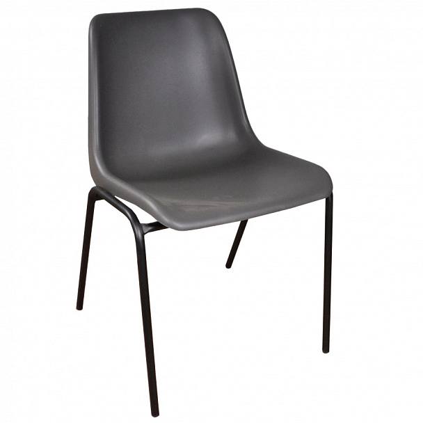 Стул Vicenza (4 ножки) Каркас черный, темно-серый, РП+ИК, стопируемый - Вид 1