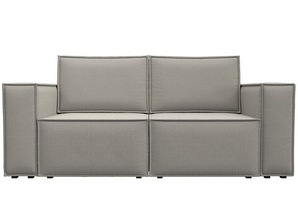 Диван прямой Куба мини Рогожка бежевый - Вид 2