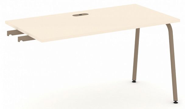 Стол приставка к опорным тумбам "ESTETICA" ES.SPR-3-LK Сатин - Вид 1