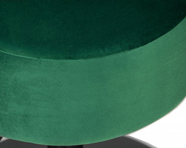 Пуф DOBRIN DANNY BLACK (зеленый велюр (MJ9-88)) - Вид 3