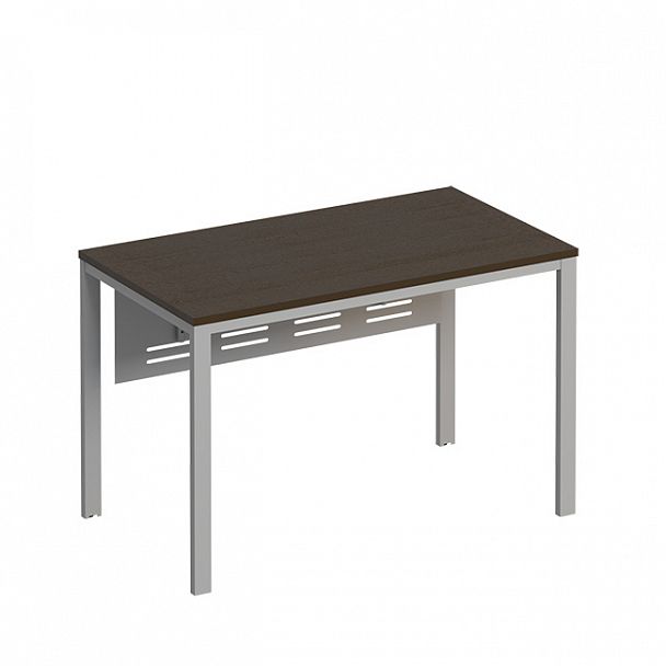 Стол письменный на металлокаркасе МП2 с металлическим экраном "Формула МП" ФР 191 венге темный - Вид 1