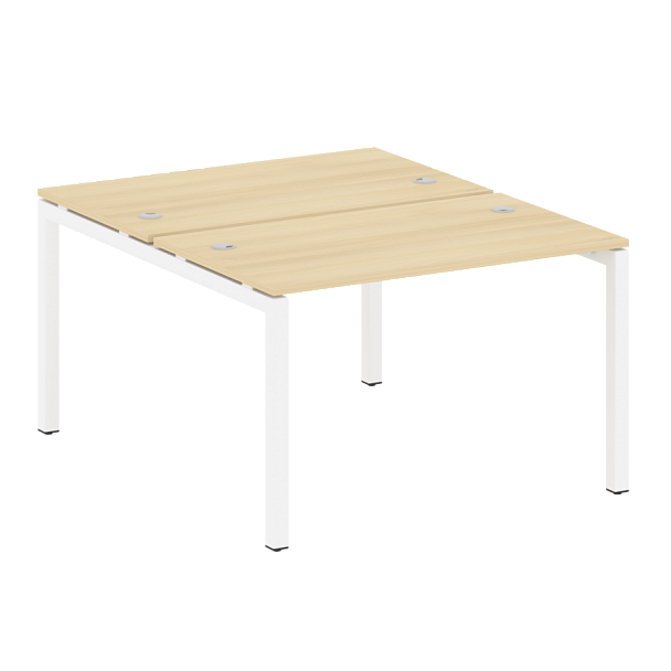 Metal System Quattro Р. ст. на П-образном м/к 50БП.РАС-СП-2.2 Акация/Белый металл 1200*1475*750 - Вид 1