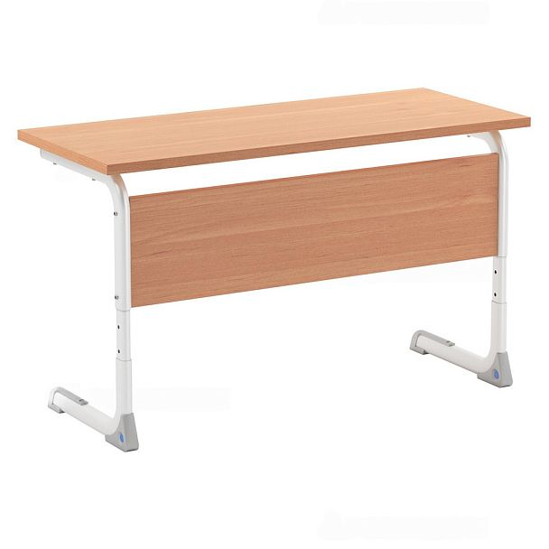 Стол ученический, 2-местный, регулируемый на плоскоовальной трубе, гр.4-6 - Вид 6