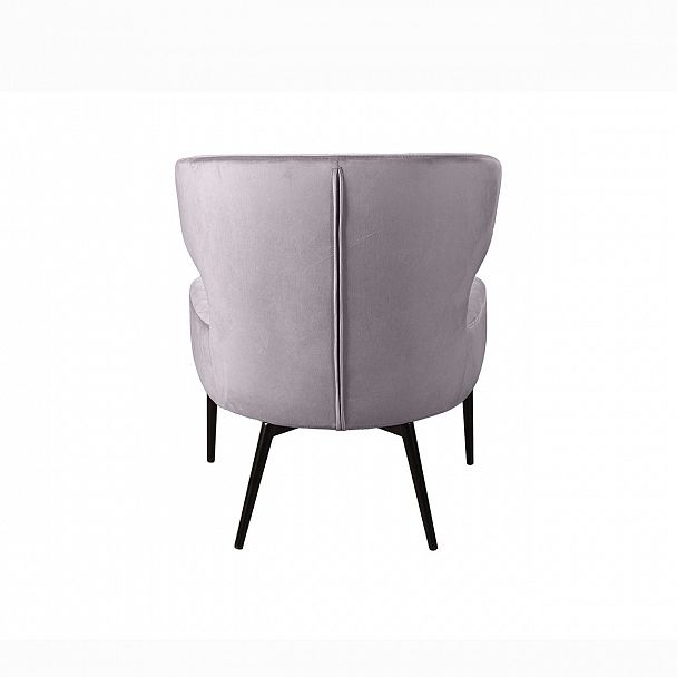 Кресло Richard ромб, бархат светло-серый 26 - Вид 6