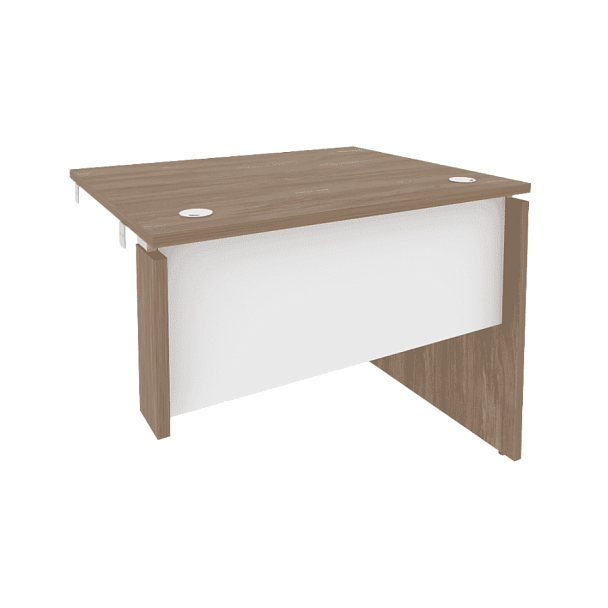 Onix Стол-приставка правый к опорным элементам O.SPR-1.8 (R) Дуб аризона/Белый бриллиант 980*800*750 - Вид 1