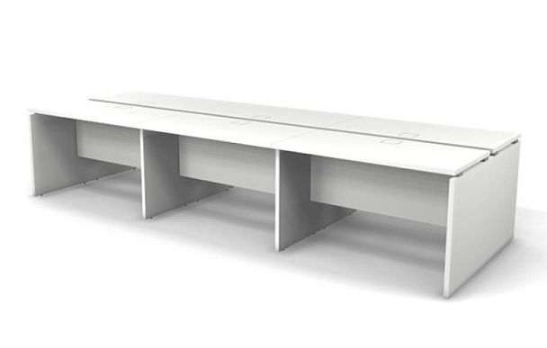 EUROPE/ЕВРОПА RE015-414х123 Двухсторонняя станция 4140x1230x750 Белый - Вид 1