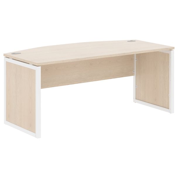 Стол руководителя XQPET 189 Бук Тиара/Белый 1800х914х750 XTEN-QP - Вид 1
