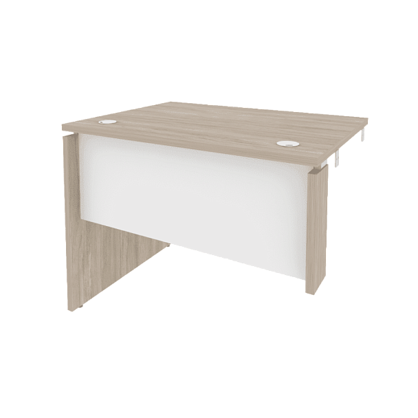 Onix Стол-приставка левый к опорным элементам O.SPR-1.7 (L) Дуб аттик/Белый бриллиант 980*720*750 - Вид 1