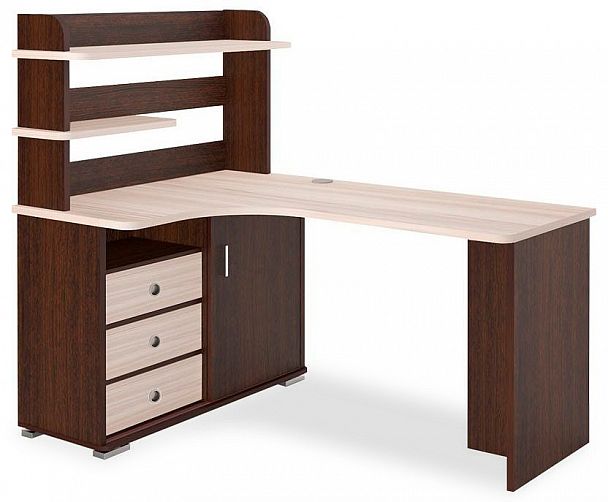 Стол компьютерный Домино СР-165 Венге/Карамель левый - Вид 1