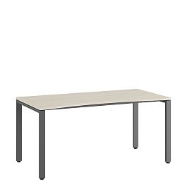 Стол линза Tess 160x80x75 дуб шамони светлый - Фото предпросмотра