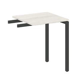 Metal System Quattro Приставной элемент на П-образном м/к 40БП.ПР-1 Дуб наварра/Антрацит металл 600*600*750 - Фото предпросмотра