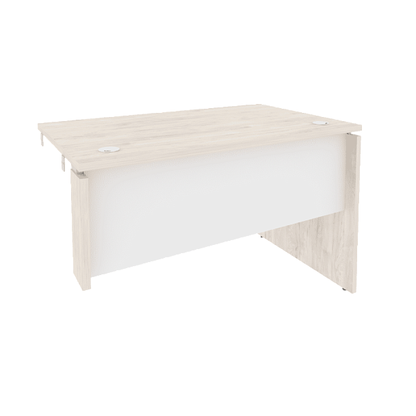 Onix Стол-приставка правый к опорным элементам O.SPR-2.7 (R) Денвер светлый/Белый бриллиант 1180*720*750 - Вид 1