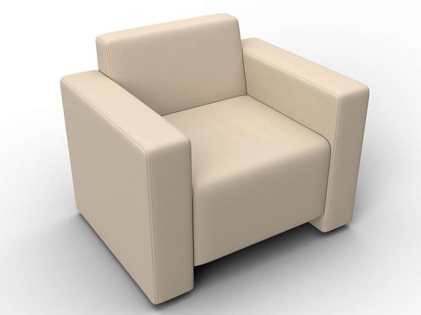 Кресло Лига-093 Экокожа бежевый - Вид 6