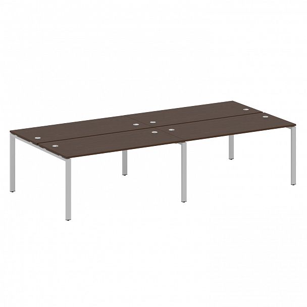 Рабочая станция "Metal System" БП.СМ-4.4 венге/серый - Вид 1