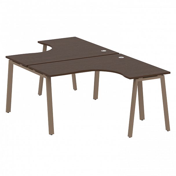 Рабочая станция "Metal System" БА.РАС-СА-2.3 венге/мокко - Вид 1