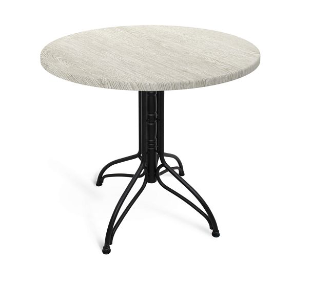 Стол Sheffilton SHT-TU25/80 МДФ черный муар/онтарио - Вид 2