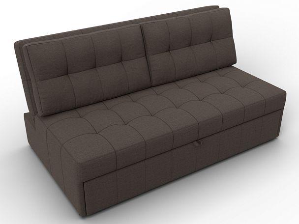 Диван прямой Лига-107 (160) Рогожка коричневый - Вид 6