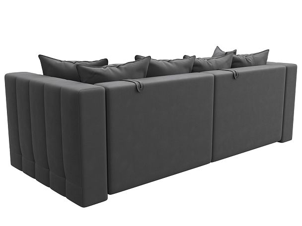 Диван прямой Лига-052 НПБ Замша серый - Вид 5