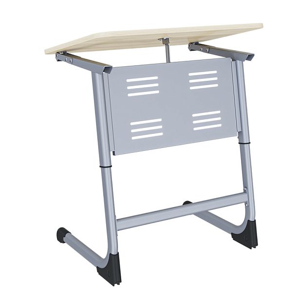 Парта Smart на плоскоовале 1М с РН (столеш.ЛДСП ЗУ, Экран ПЭ), гр.3-5 - Вид 1