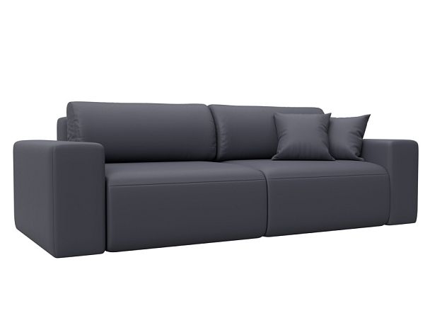 Диван прямой Лига-036 НПБ Классик Экокожа серый - Вид 1