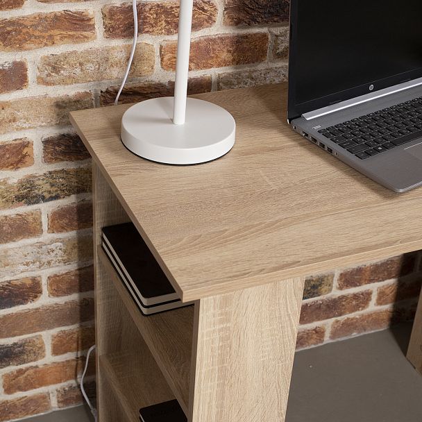 Стол письменный/компьютерный BRABIX "Scandi CD-016", 1100х500х750 мм, 4 ящика, дуб сонома, 641892, ЦБ013707-2 - Вид 14