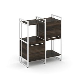 Rift Шкаф комбинированый RF.NS-005 Дуб Мали/Металл Белый 820*396*924 - Фото предпросмотра