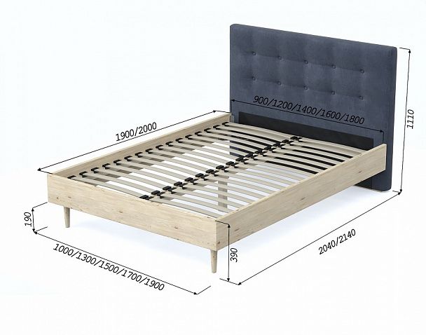 Кровать двуспальная Альмена - Вид 7