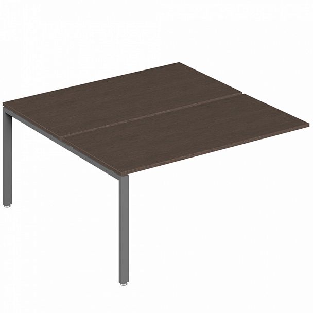 Удлинитель бенч-системы Trend Metal 160x123x75 тёмный дуб - Вид 1