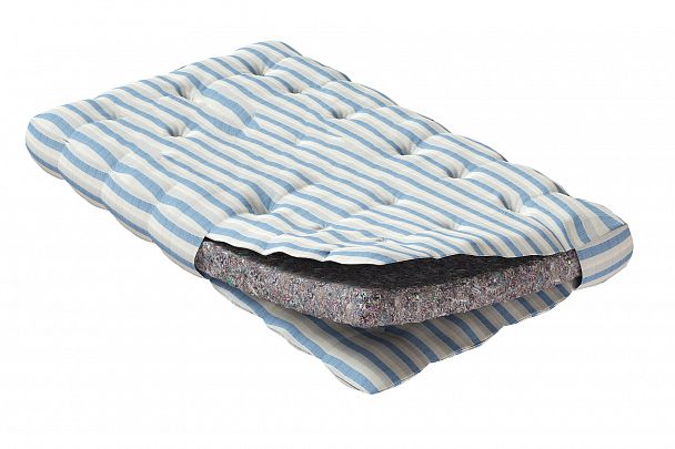 Матрас ватный детский тик (70х160 см) - Вид 1