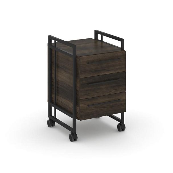 Rift Direct Тумба мобильная RF.TMR-001 Дуб Мали/Металл Черный 424*500*680 - Вид 1