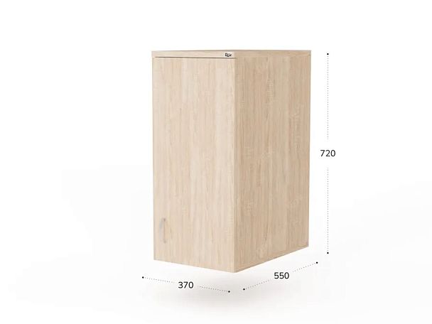 UNITY РАЗ-03Г ДУБ СОНОМА Антресоль закрытая 370х550х720 - Вид 2