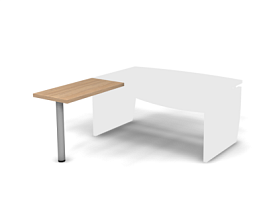 SMART/СМАРТ RSR003-95x50 Брифинг для столов (без опоры) 950x500x755 Швейцарский Вяз - Фото предпросмотра