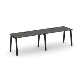 Стайл Проджект Рабочая станция 1 сторон. SN-5A.ORS-002 Антрацит/Металл Черный 2360*600*750 - Фото предпросмотра