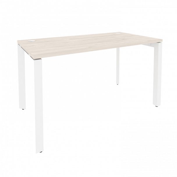 Стол рабочий "Onix" O.MP-SP-3.7 денвер светлый/белый - Вид 1