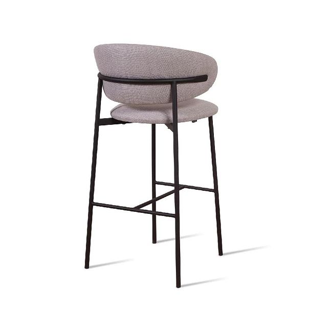 Стул барный Adele, рогожка wellton 912, серый - Вид 5