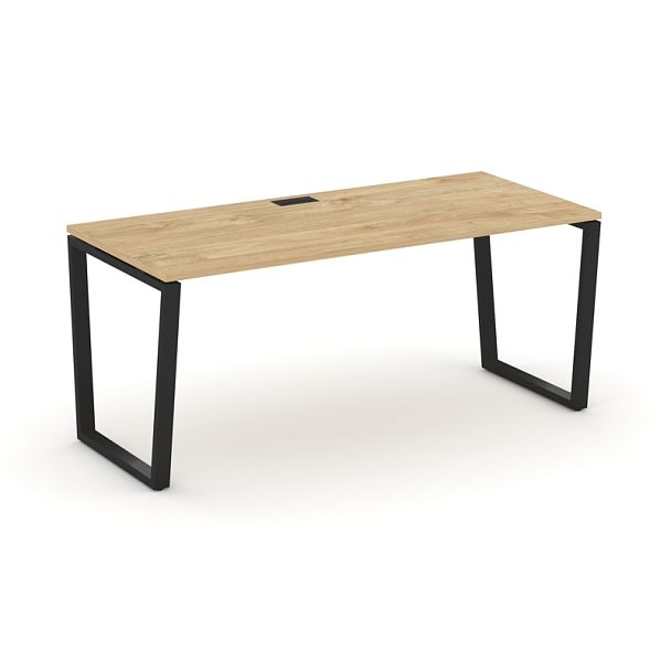 Style Project Direct Direct Стол письменный SN-6T2.SR-013.M Тиквуд Светлый/Металл Черный 1380*700*750 - Вид 1