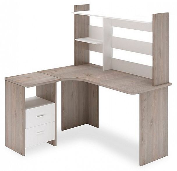 Стол компьютерный Домино Lite СКЛ-Угл130+НКЛ-130 - Вид 1