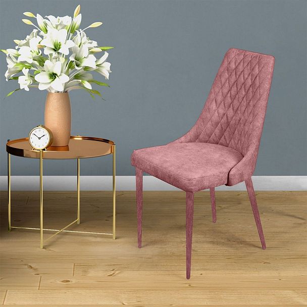 Стул CONNOR LUXE, бархат пудровый 15/конус - Вид 5