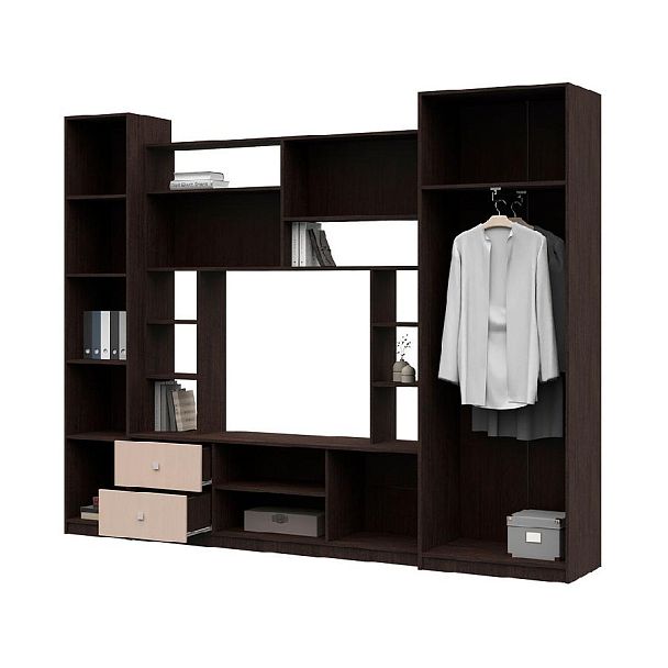 Гостиная Марта-М (Андрей 1)  ЛДСП венге/дуб белфорт - Вид 2