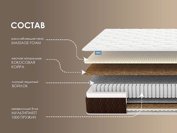 Мега Лайт хард релакс 140х200 - Вид 2