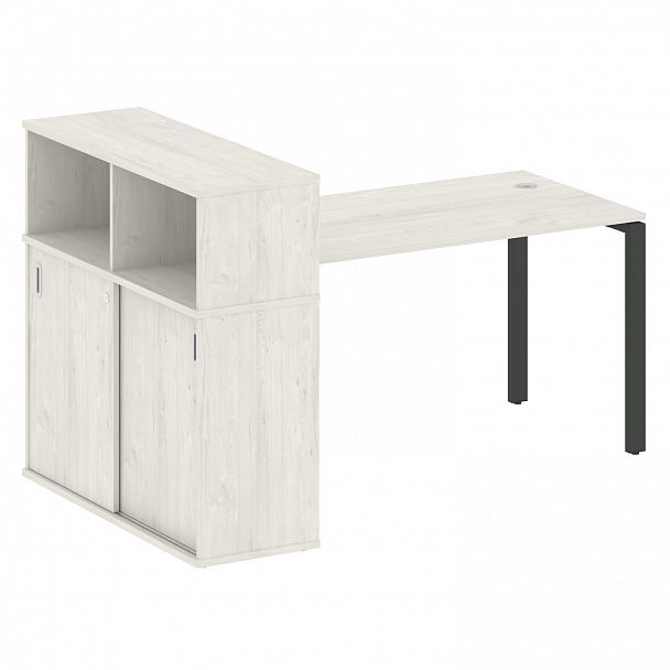 Рабочая станция "Metal System" БП.РС-СШК-3.3 дуб наварра/антрацит - Вид 1