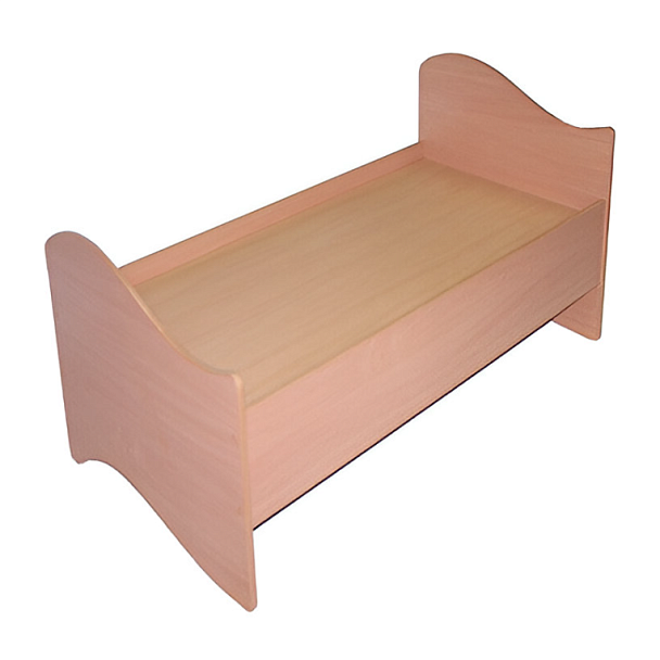 Кровать детская Флажок (бук или кремовая), 1200 - Вид 1