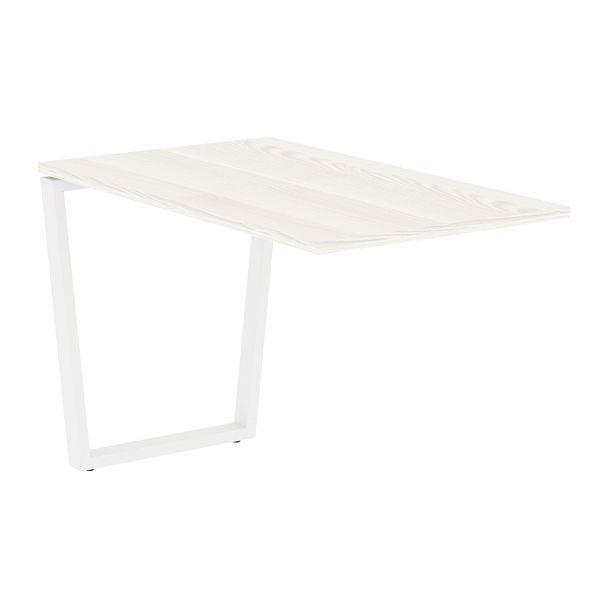 Брифинг-приставка EVB 1167 Ясень Траун/Белый 1160х670х750 EDIS - Вид 1