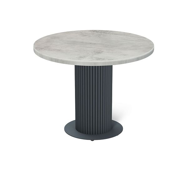 Стол Sheffilton SHT-TU69/TT 80 МДФ антрацит/бетон светлый - Вид 2