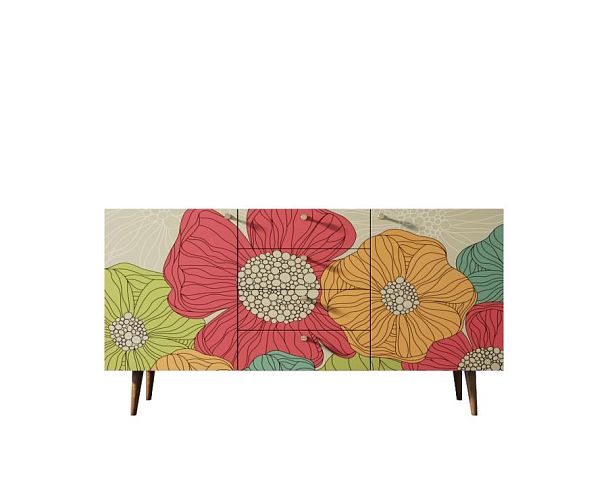 Комод Berber с ящиками 5 принт арт BB14/Print_05 - Вид 1