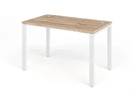 TANDEM RTD061-MK-120-V Стол прямой на металлокаркасе ун-й 1200х700х750 Вотан/Белый - Фото предпросмотра